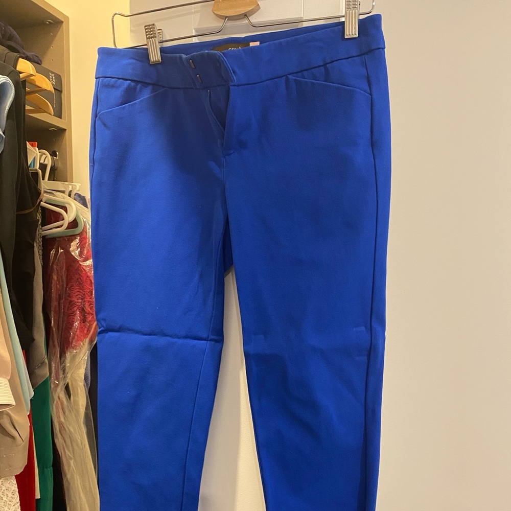 Blue business casual pants